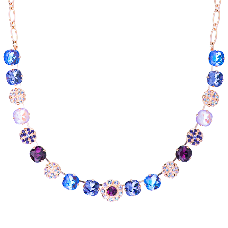 Lovable Cushion Cut Element Necklace in "Wildberry"