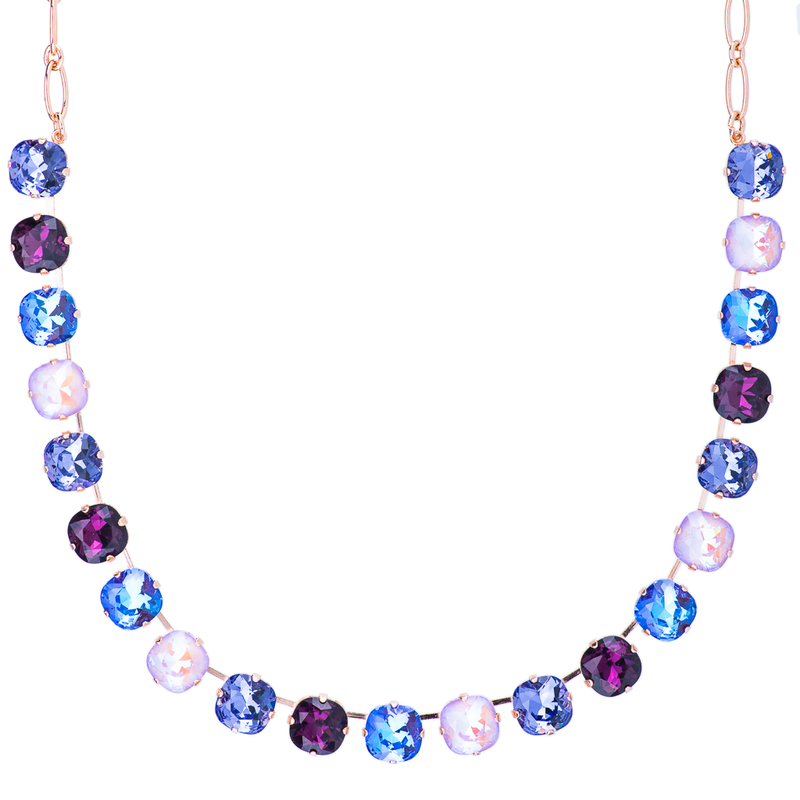 Lovable Cushion Cut Necklace in "Wildberry"