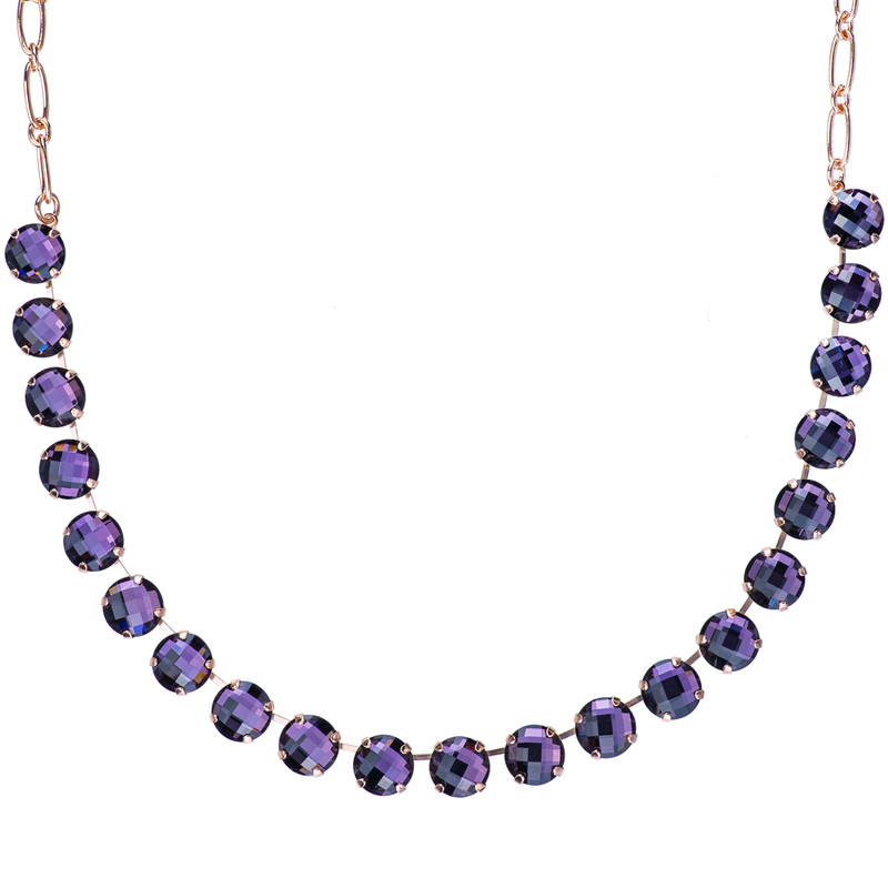 Lovable Round Necklace in "Amethyst"