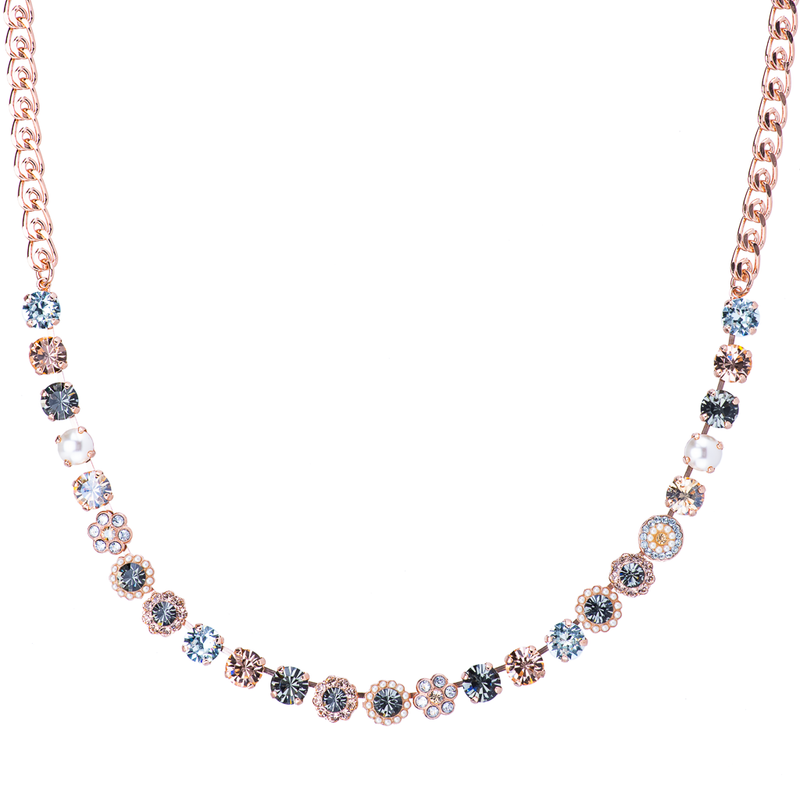 Must-Have Rosette Necklace in "Earl Grey"