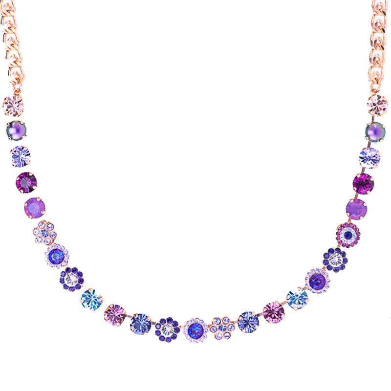 Must-Have Rosette Necklace in "Wildberry"