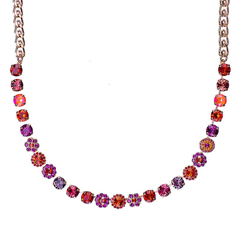 Must-Have Rosette Necklace in "Hibiscus"