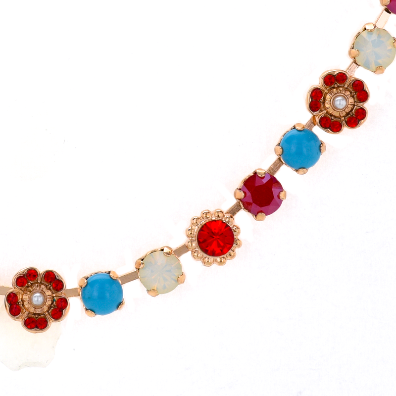 Flower Cluster Necklace in "Happiness"