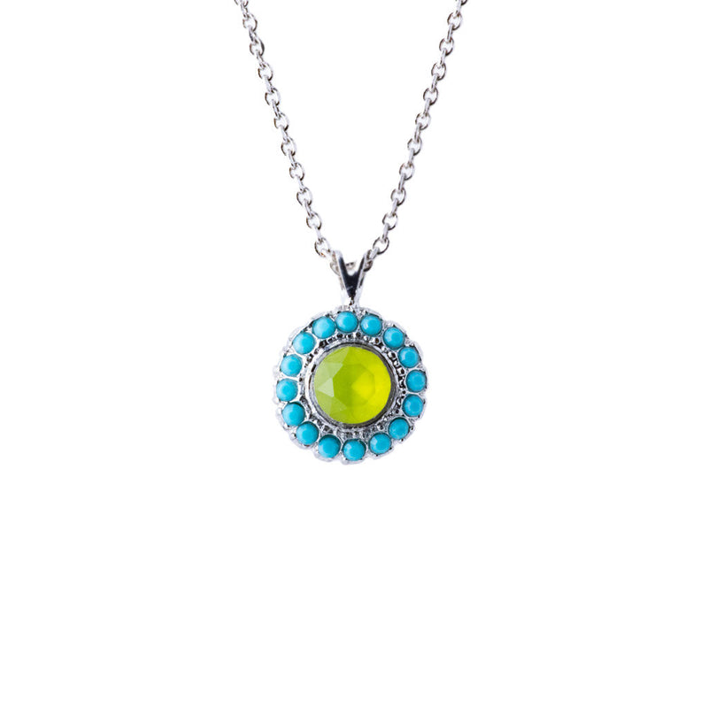 Halo Disc Pendant in "Pistachio"