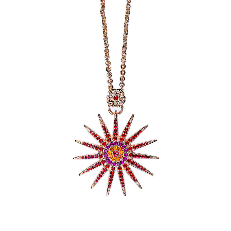 Starburst Pendant in "Hibiscus"