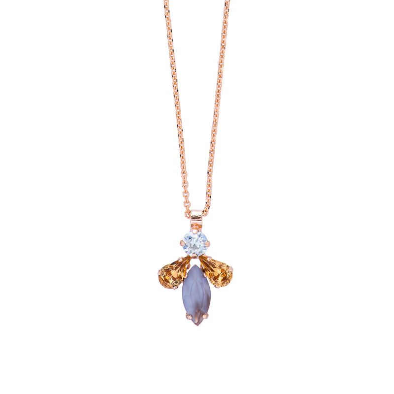 Pear Marquise Pendant In "Earl Grey"