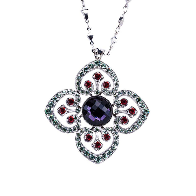 Pendant with Heart Adornments in "Enchanted"