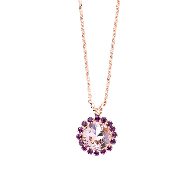 Cushion Cut Cluster Pendant in "Wildberry"