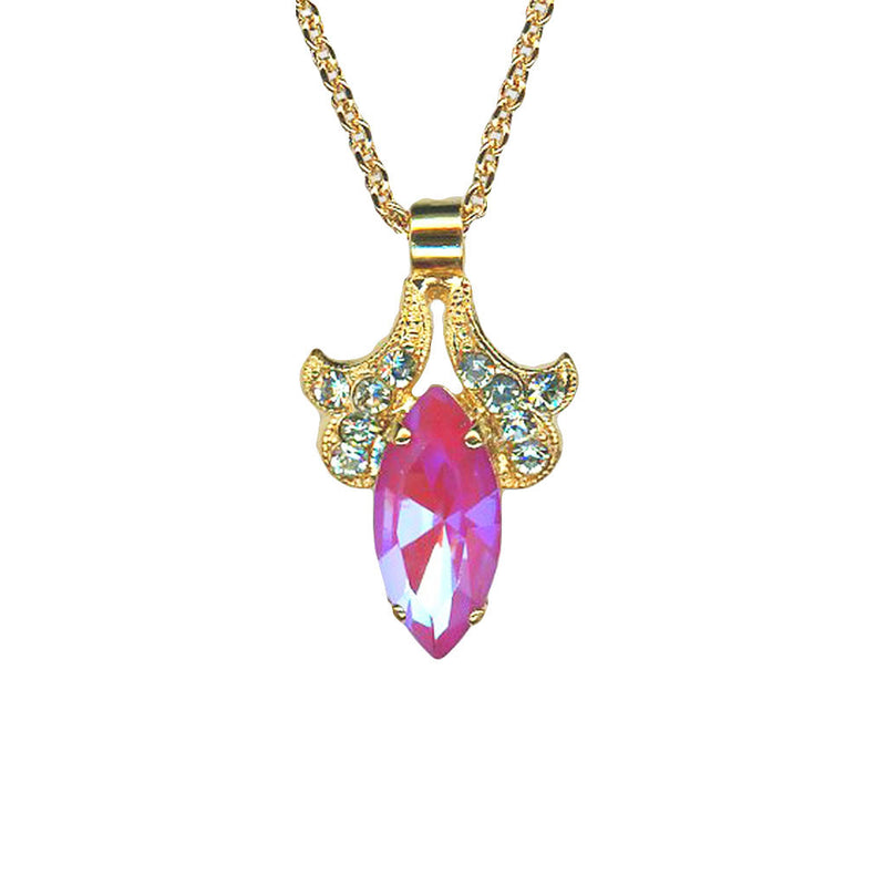 Ornate Marquise Pendant in "Enchanted"
