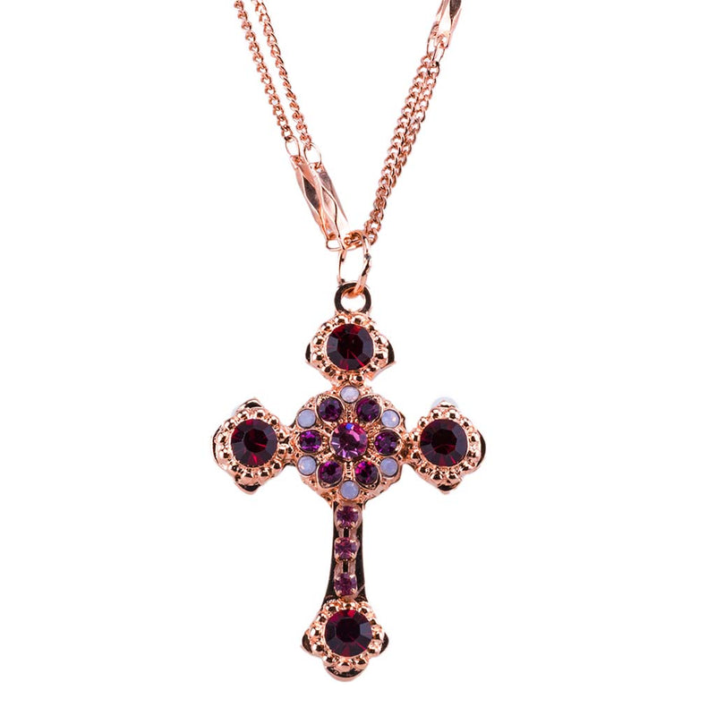 Flat Cross Pendant in "Enchanted"