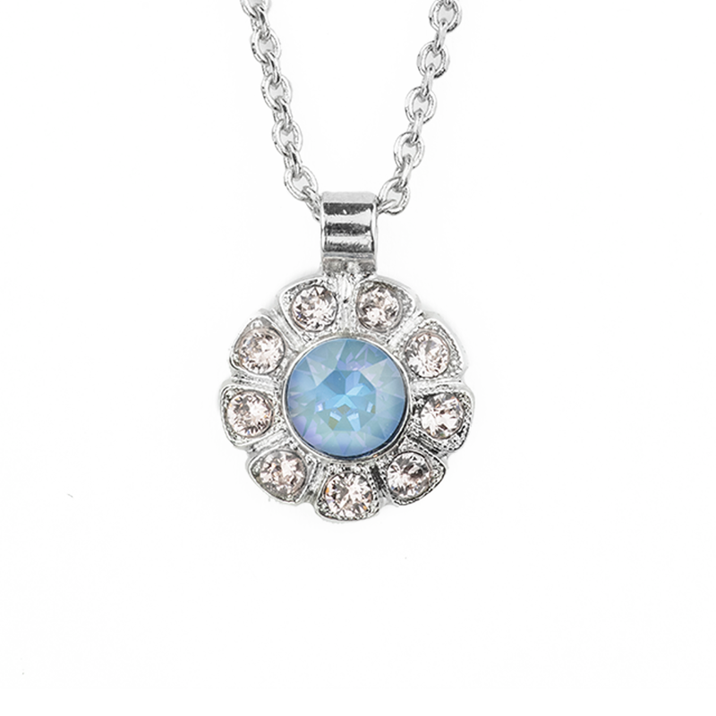 Daisy Pendant in "Blue Morpho"