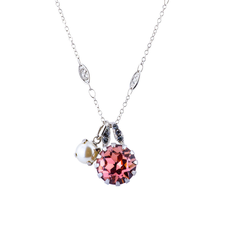 Extra Luxurious Double Stone Pendant in "Cake Batter"