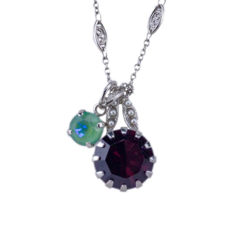 Extra Luxurious Double Stone Pendant in "Enchanted"