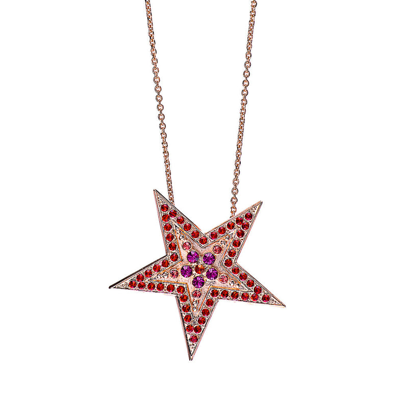 Fun Finds Star Pendant in "Hibiscus"