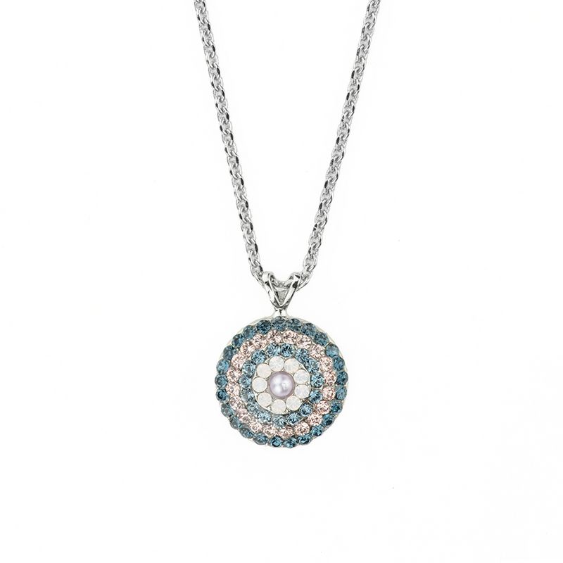 Extra Luxurious Pavé Pendant in "Blue Morpho"