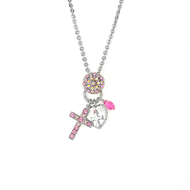 Cross Charms Pendant in "Love"