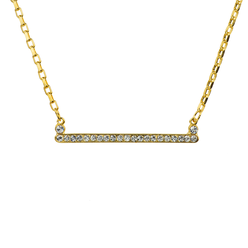 Horizontal Bar Pendant in "On a Clear Day"