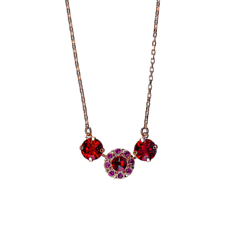 Cluster Trio Pendant in "Hibiscus"