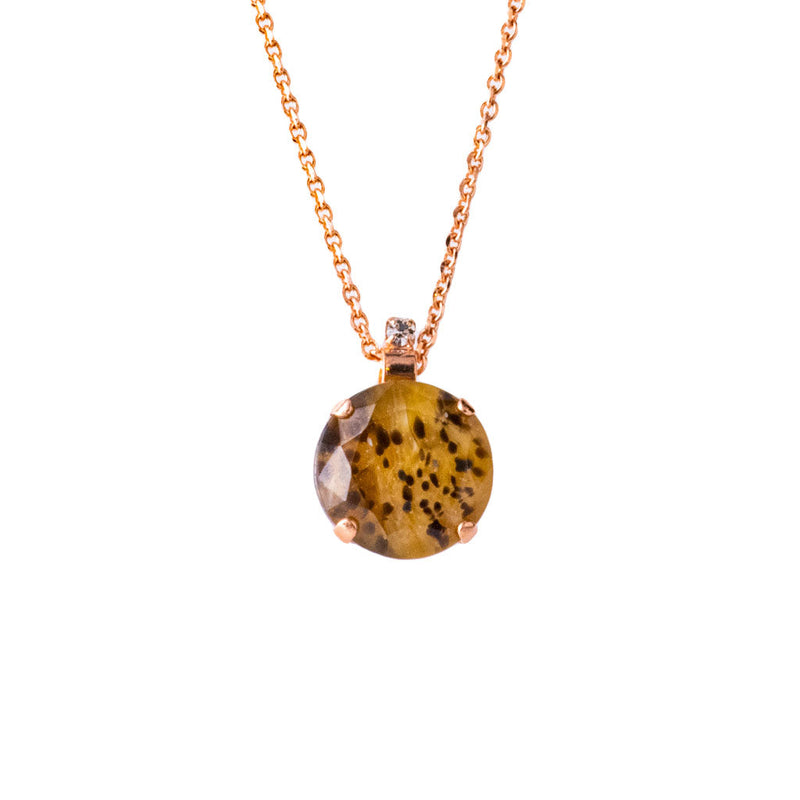 Extra Luxurious Single Stone Pendant in "Cheetah"