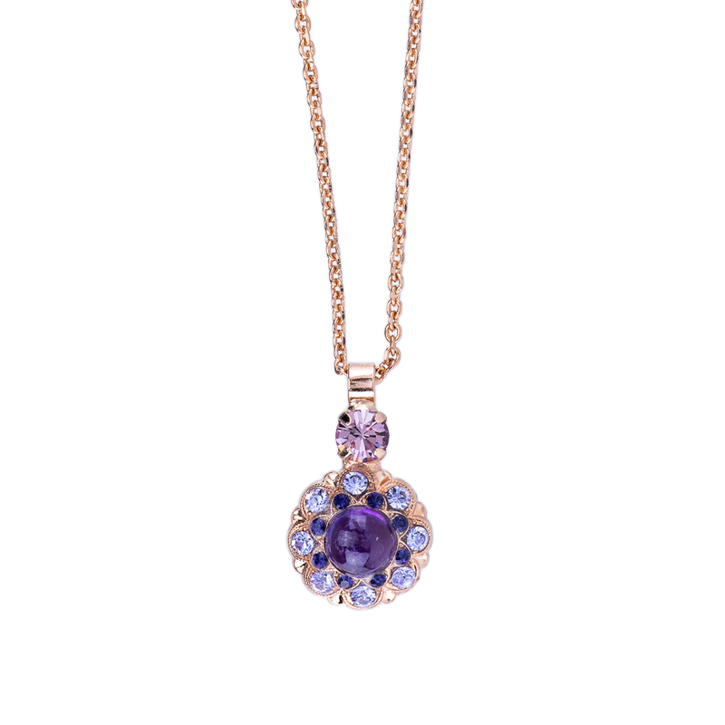 Must-Have Drop-Cluster Pendant in "Wildberry"