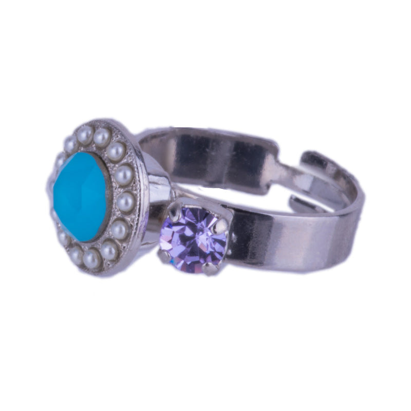 Pavé Ring in "Electric Blue"