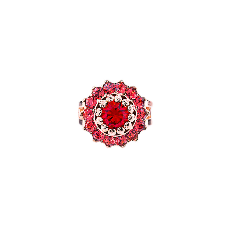 Must-Have Rosette Ring in "Hibiscus"