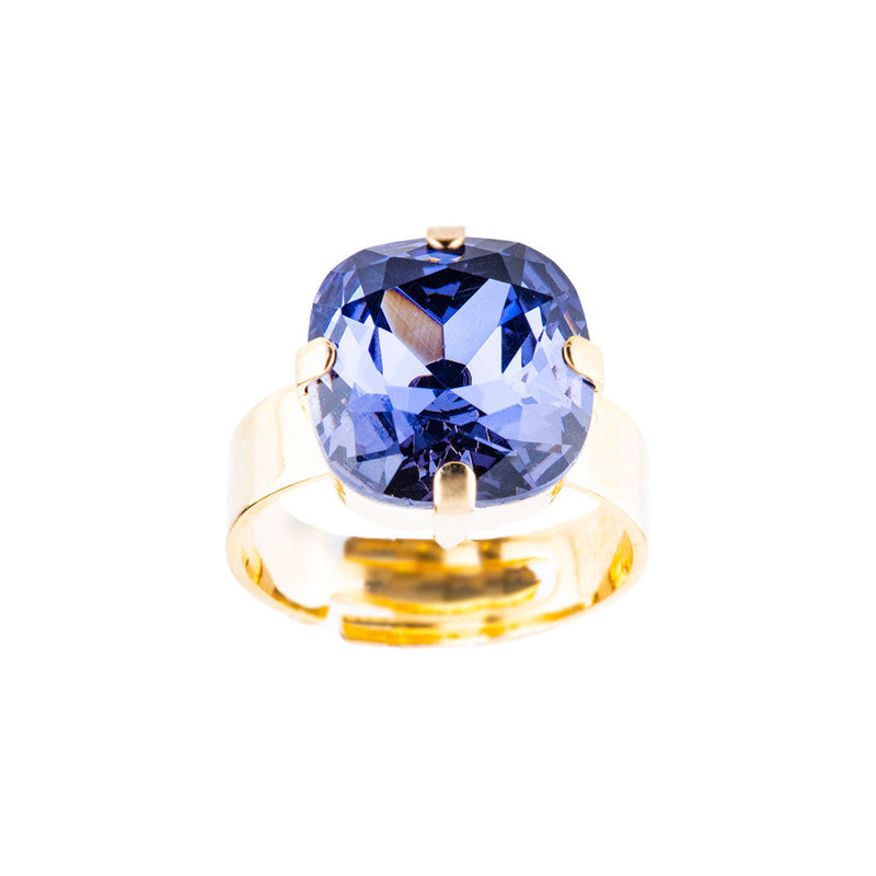 Cushion Cut Ring in "Tanzanite"