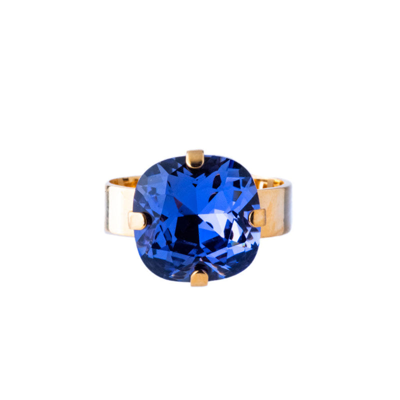 Cushion Cut Ring in "Tanzanite"