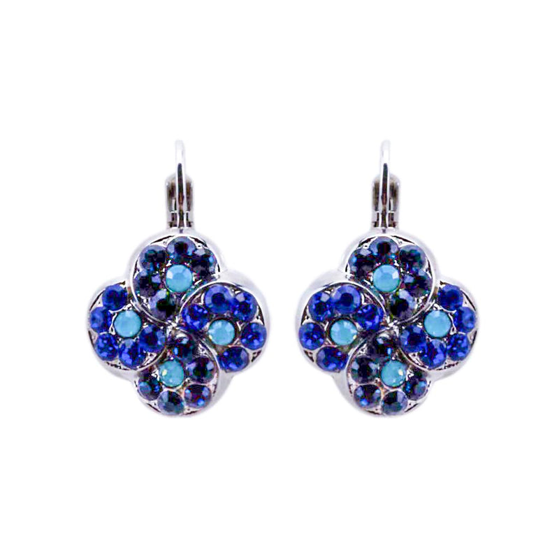 Extra Luxurious Clover Leverback Earrings in "Fairytale"